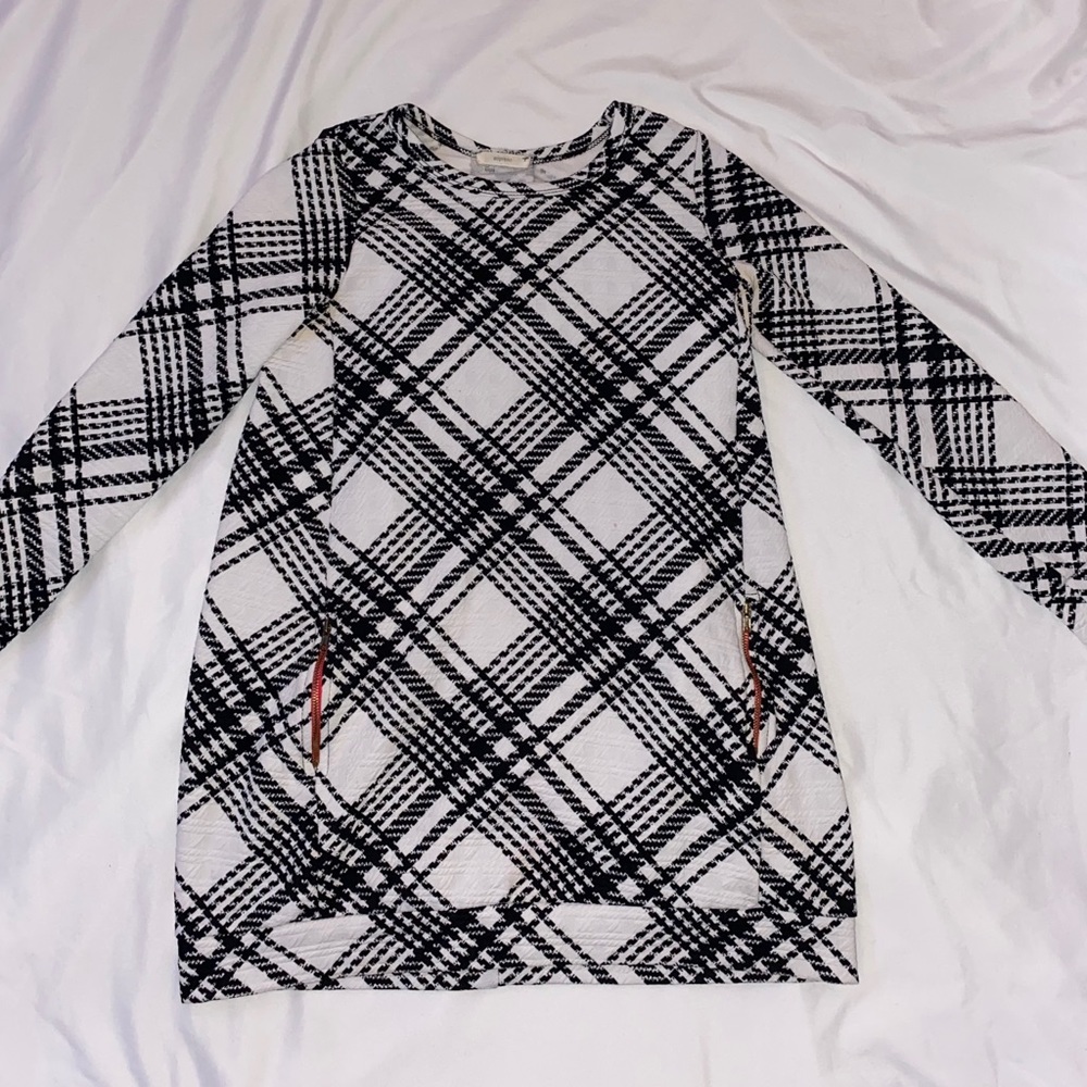Soprano patterned long sleeve dress